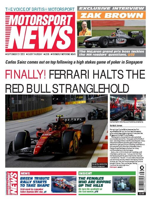Cover image for Motorsport News